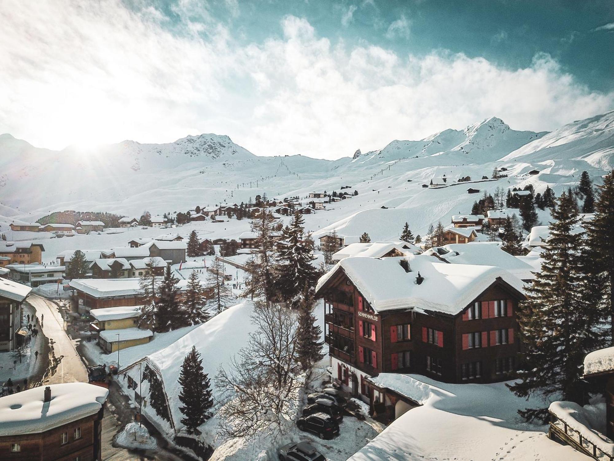 Hotel Garni Sonnenhalde Arosa Eksteriør billede