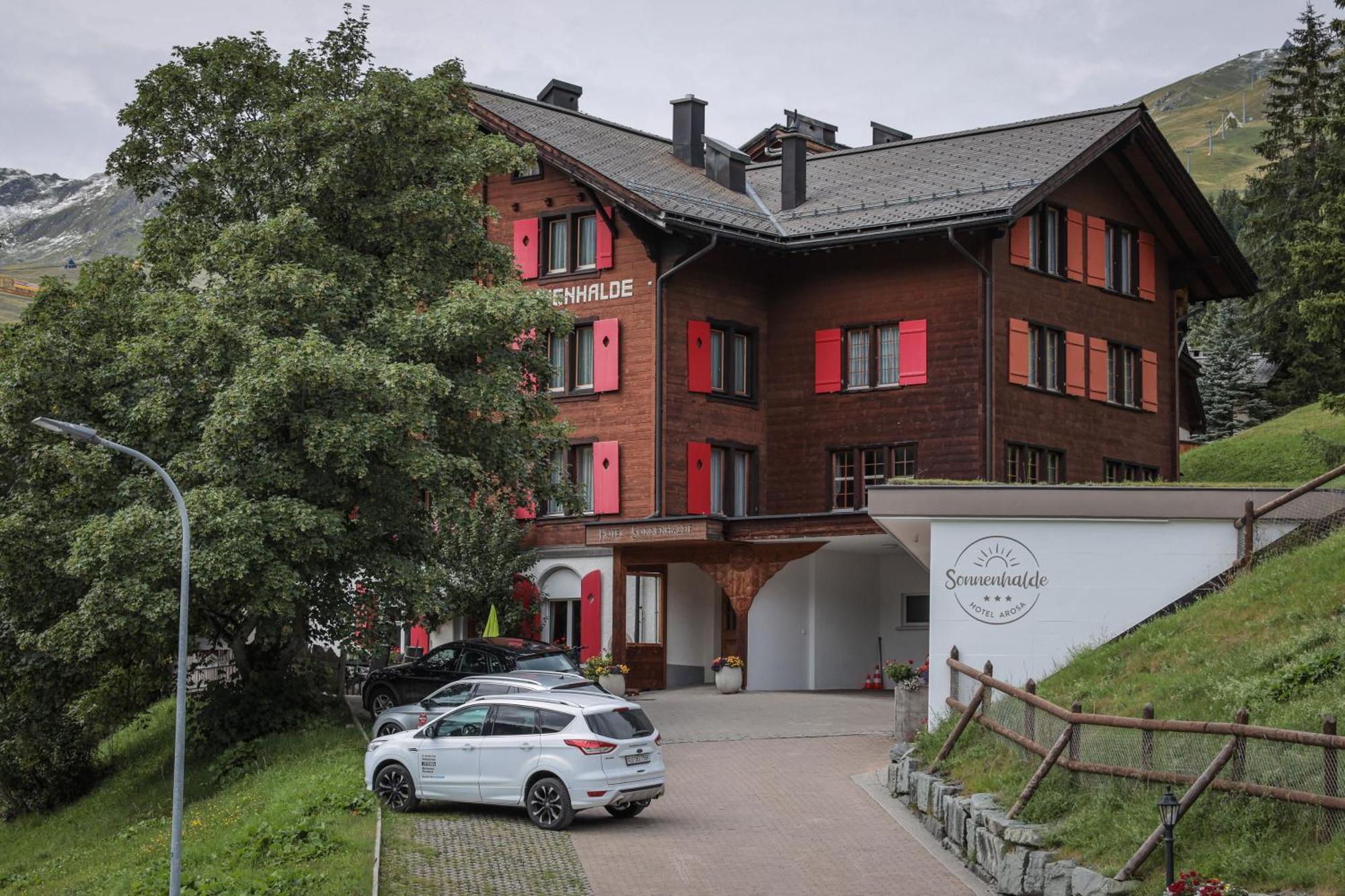 Hotel Garni Sonnenhalde Arosa Eksteriør billede